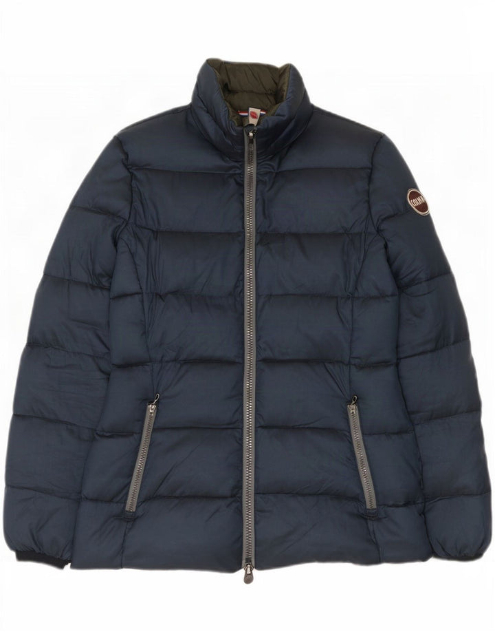 Colmar Womens Padded Jacket IT 42 Small Navy Blue Polyester