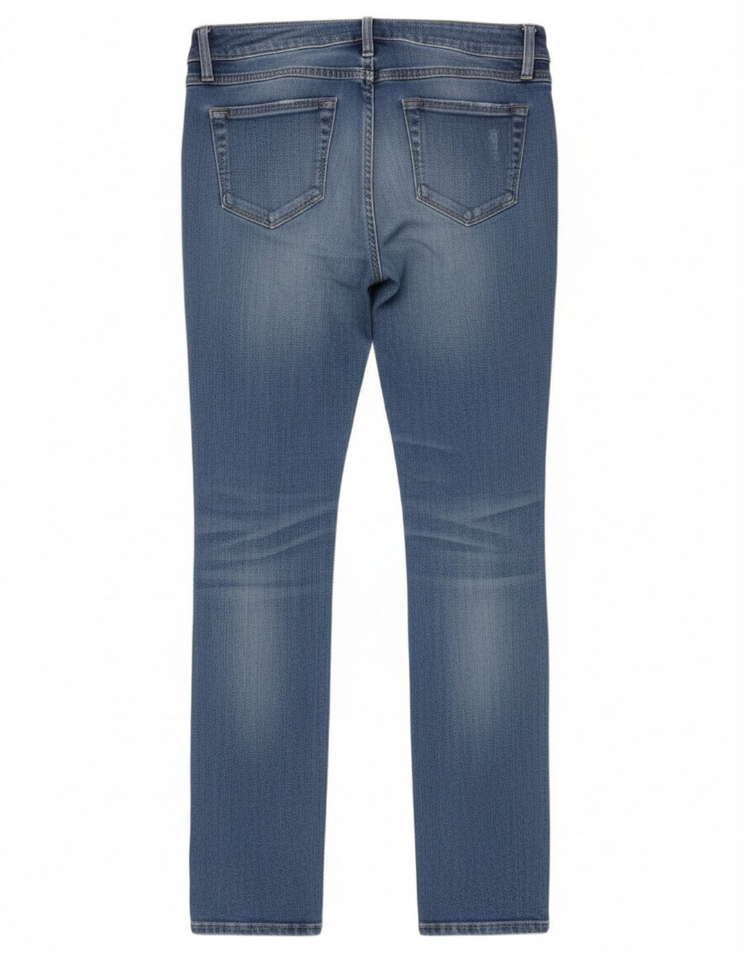 Benetton Womens Skinny Jeans W28 L33 Blue Cotton