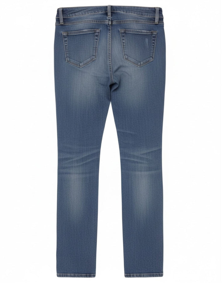 Benetton Womens Skinny Jeans W28 L33 Blue Cotton