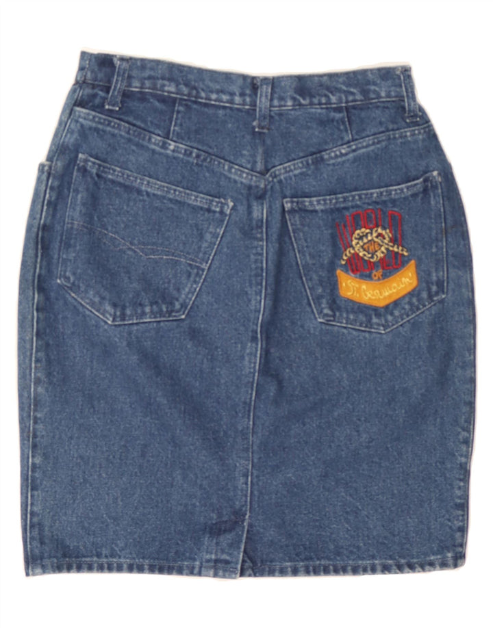 ST. GERMAIN Womens Denim Skirt US 2 XS W28  Blue Vintage St. Germain and Second-Hand St. Germain from Messina Hembry 