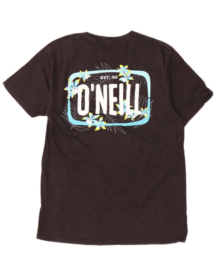 O'Neill Mens Modern Fit Graphic T-Shirt Top Medium Black Cotton