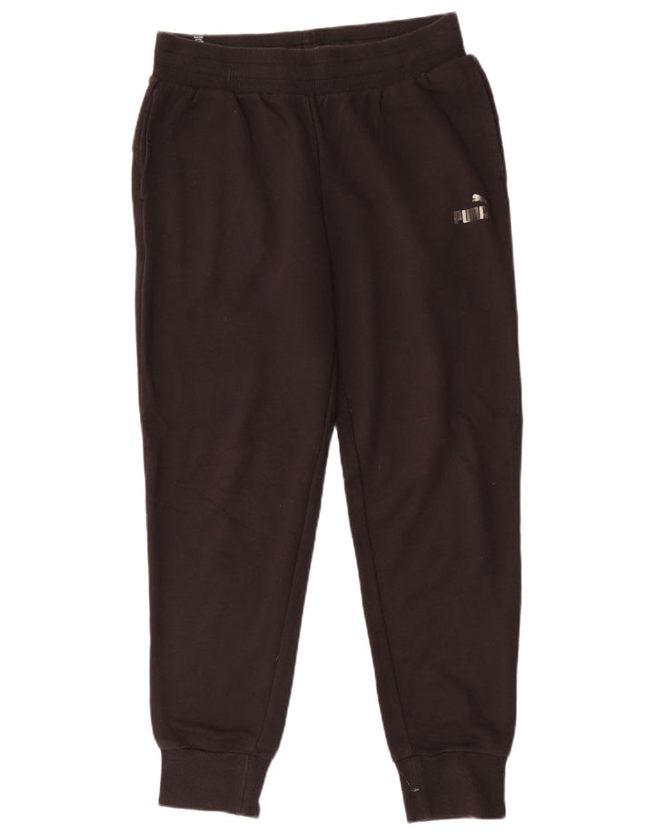 Puma Mens Tracksuit Trousers Joggers Medium  Black Cotton