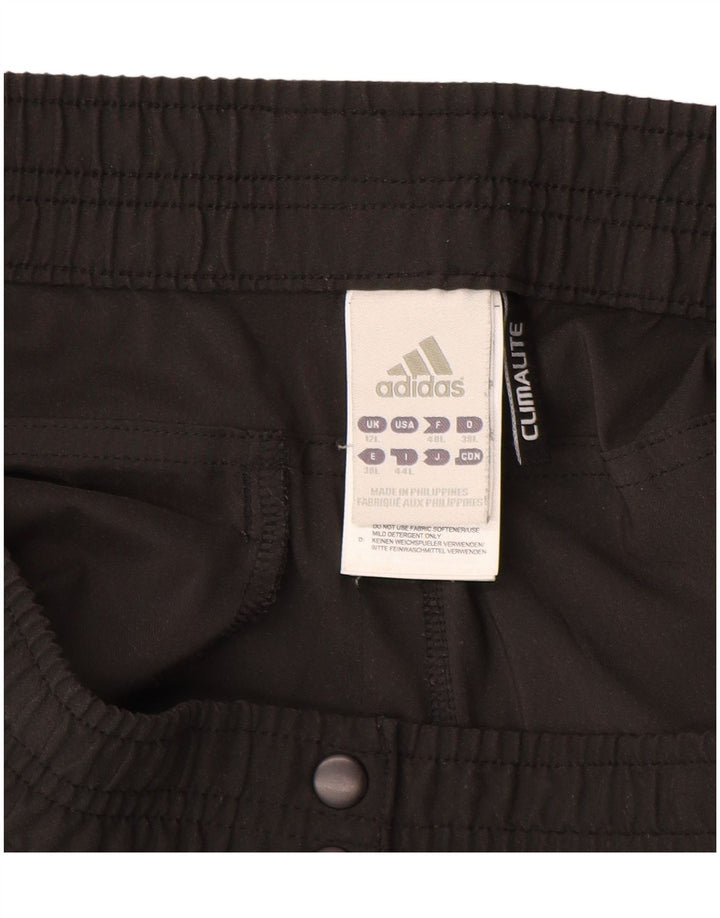 Adidas Womens Climalite Tracksuit Trousers UK 12 Medium  Black Polyester
