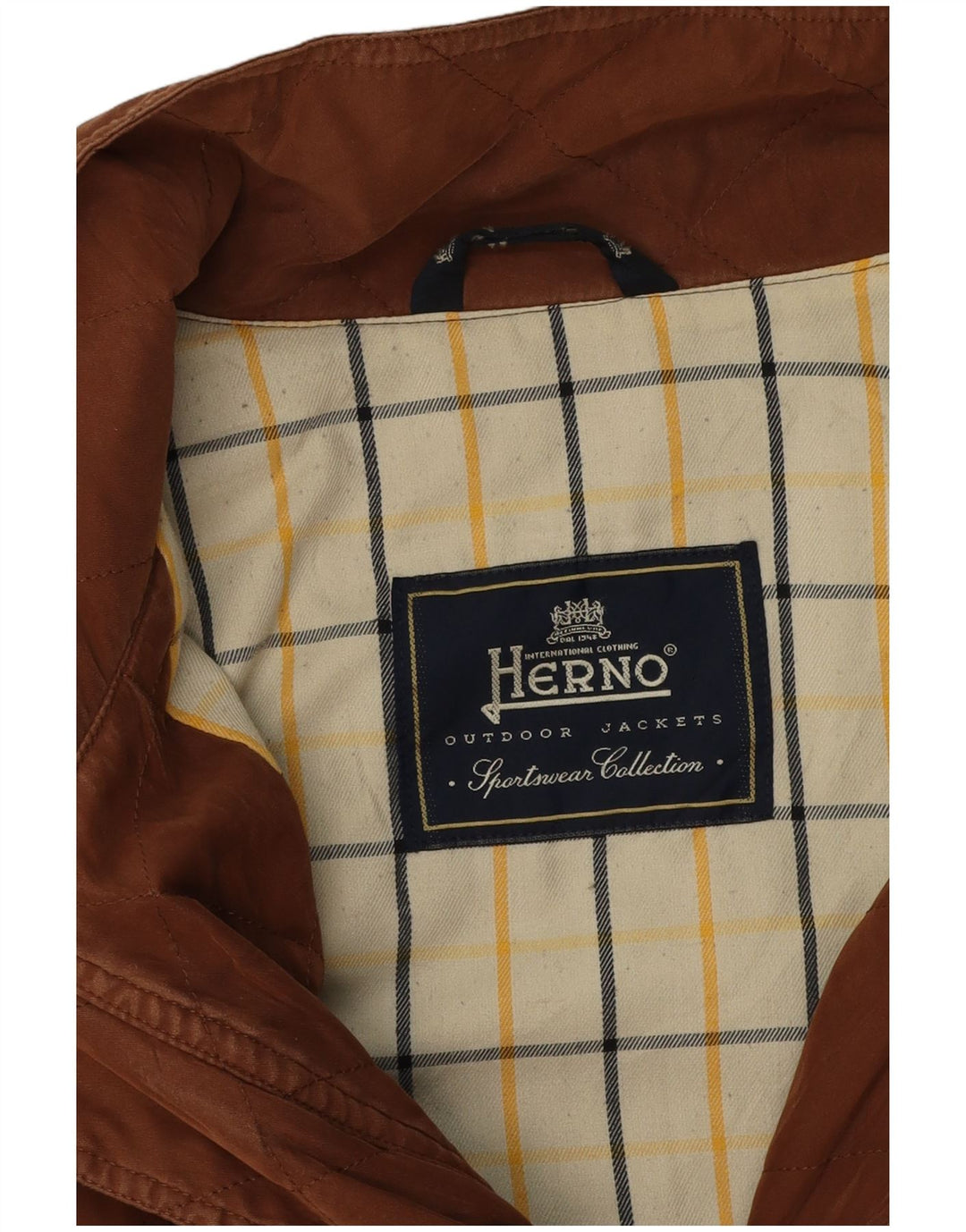 Herno Mens Bomber Jacket UK 42 XL Brown