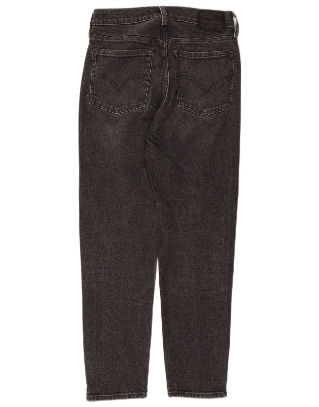 Levi's Womens Tapered Jeans W26 L26 Black Cotton