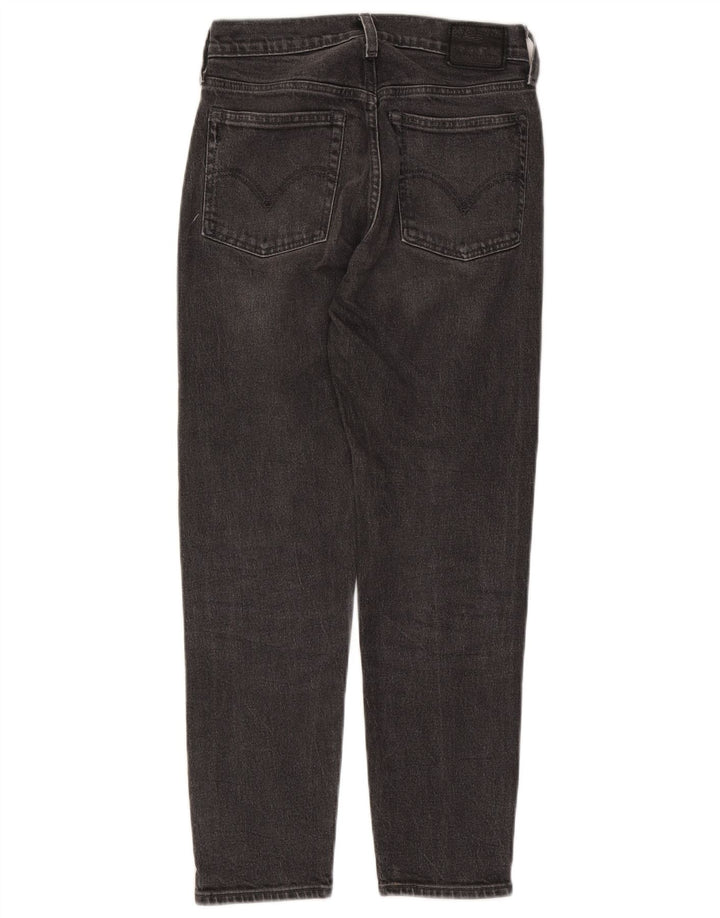 Levi's Womens Tapered Jeans W26 L26 Black Cotton