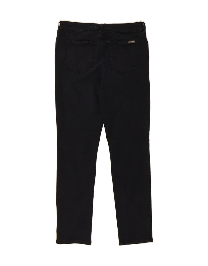 EDDIE BAUER Womens Slightly Curvy Slim Jeans US 8 Medium W32 L29 Navy Blue Vintage Eddie Bauer and Second-Hand Eddie Bauer from Messina Hembry 