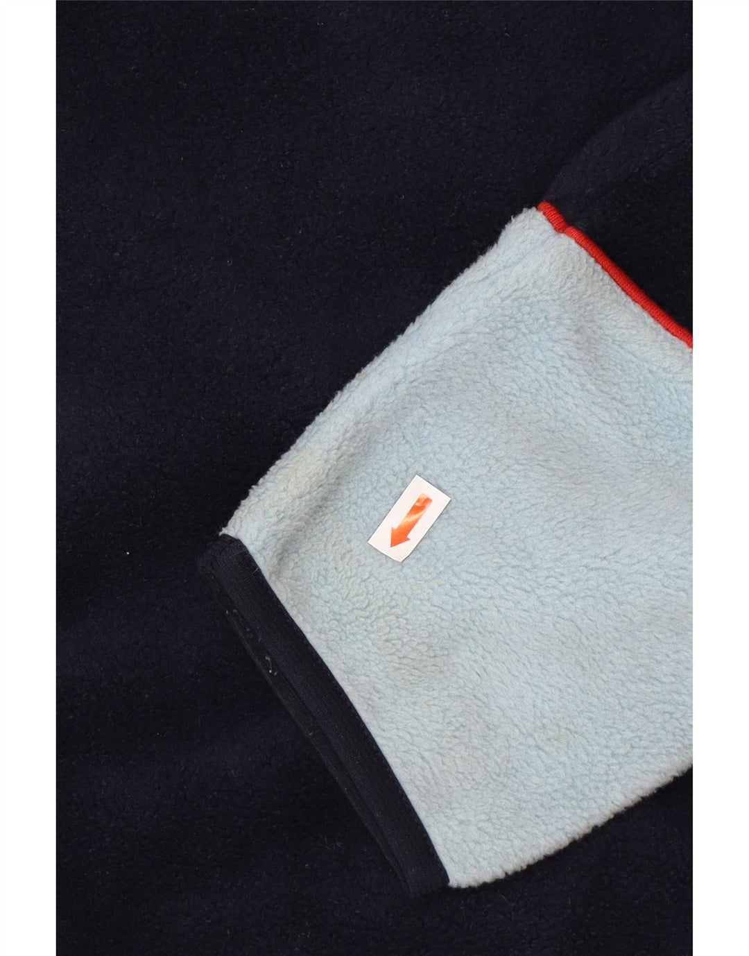 Ellesse Mens Fleece Jumper Large Navy Blue Colourblock Polyester