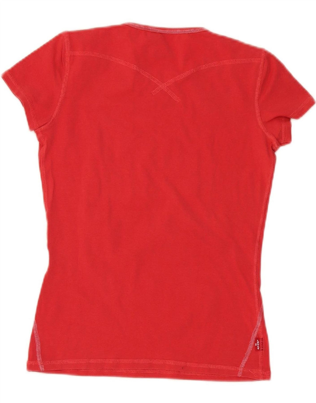 LEVI'S Womens T-Shirt Top UK 8 Small Red