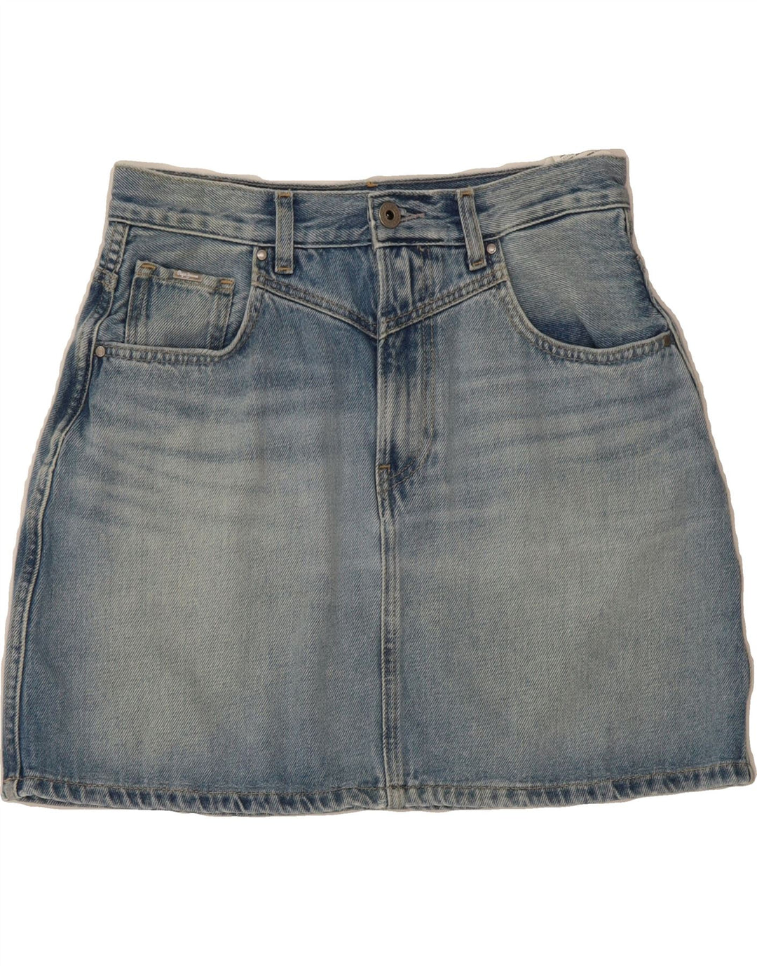 PEPE JEANS Womens Denim Skirt Medium W28  Blue Cotton Vintage PEPE Jeans and Second-Hand PEPE Jeans from Messina Hembry 