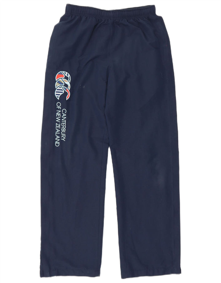Canterbury Mens Graphic Tracksuit Trousers Medium Navy Blue Polyester