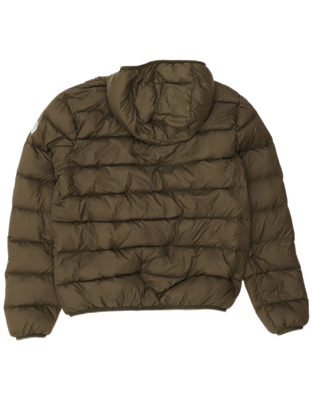 North Sails Mens Hooded Padded Jacket UK 40 Large Khaki Polyamide
