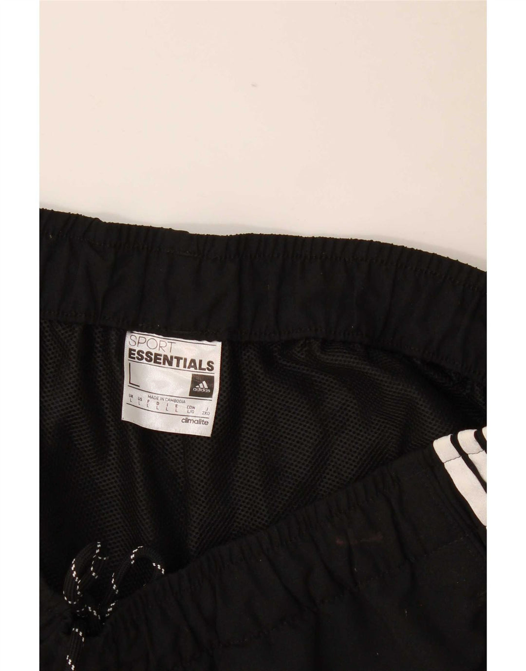 Adidas Mens Climalite Sport Shorts Large Black