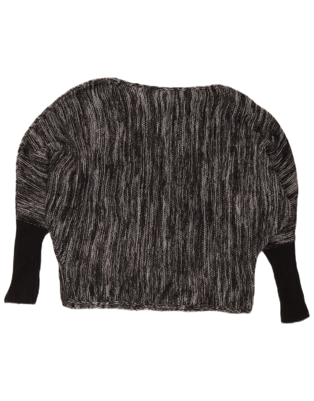 CALVIN KLEIN JEANS Womens Boat Neck Jumper Sweater UK 6 XS Grey Flecked