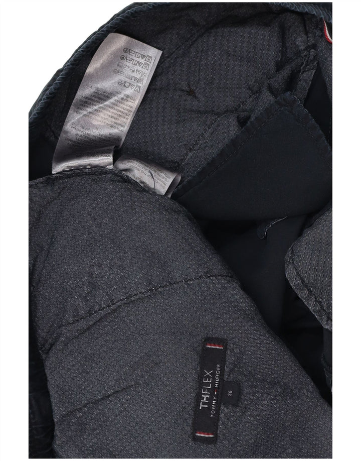 TOMMY HILFIGER Mens Chino Shorts W36 Large  Navy Blue Cotton