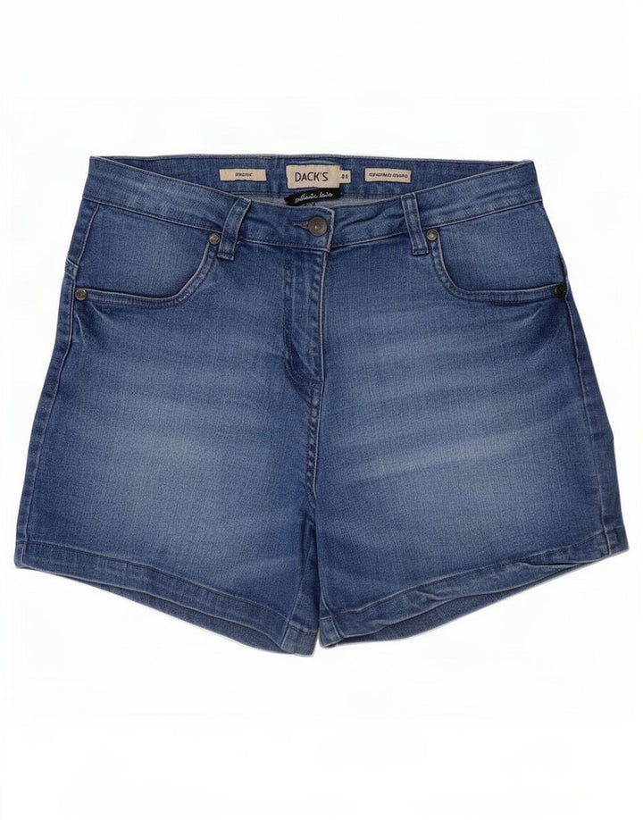 Dack's Womens Denim Shorts IT 44 Medium W30 Blue Cotton