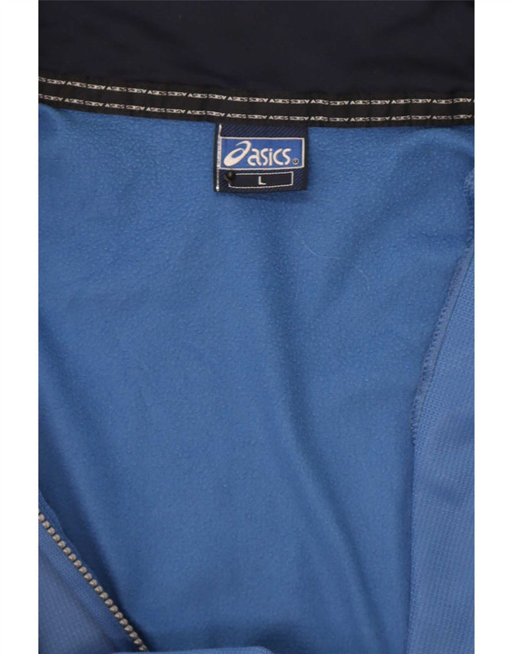 Asics Mens Tracksuit Top Jacket Large Blue