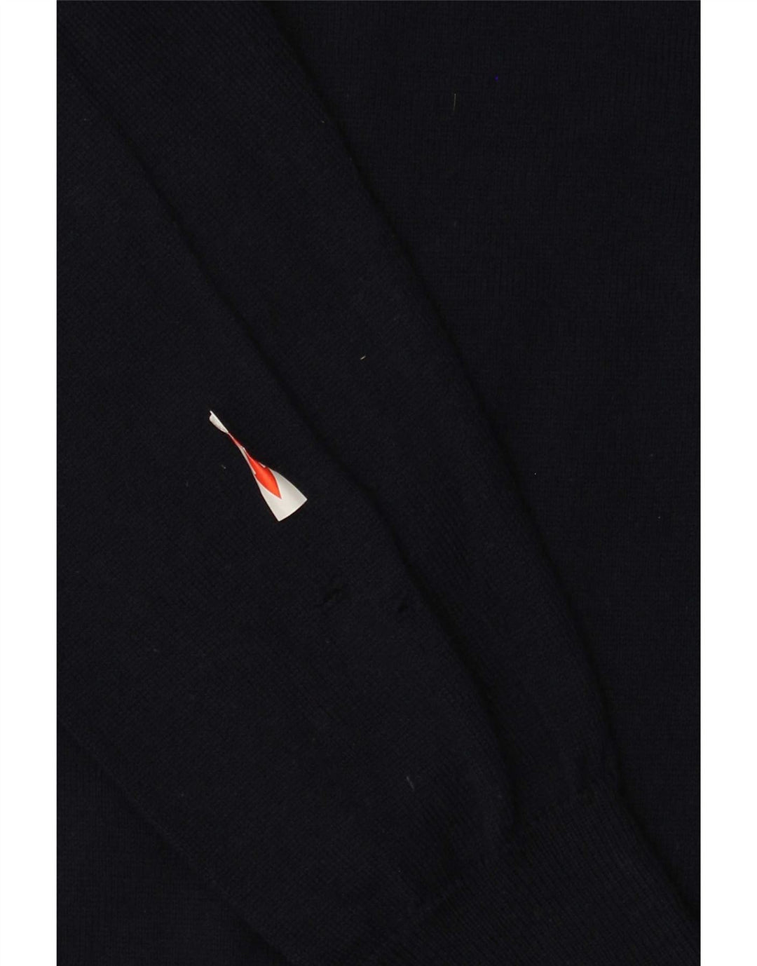 Marks & Spencer Mens Zip Neck Jumper Sweater Medium Navy Blue Acrylic
