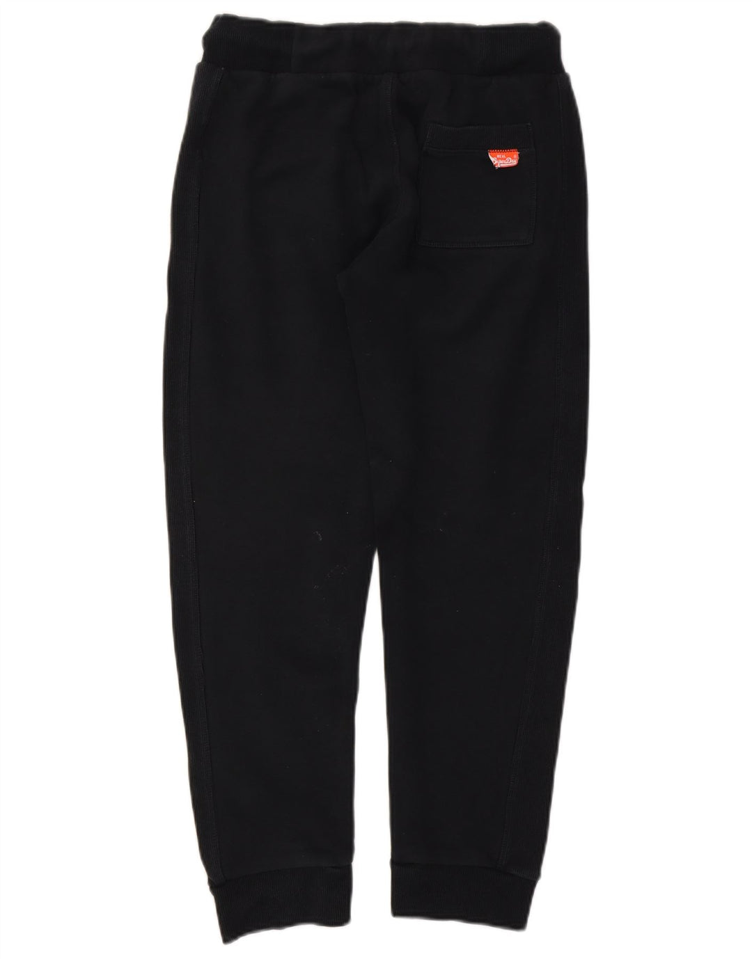 Superdry Womens Tracksuit Trousers Joggers UK 14 Medium  Black Cotton