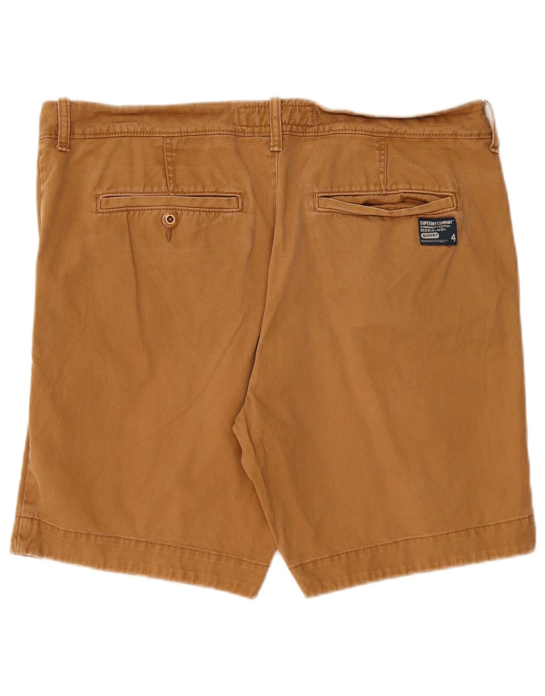 SUPERDRY Mens Chino Shorts 2XL W42  Beige Cotton