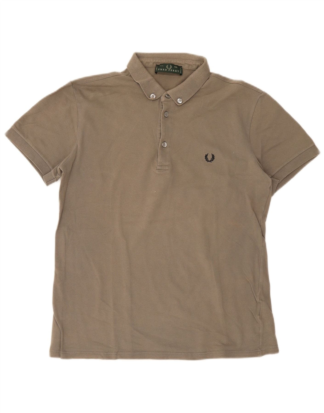 Fred Perry Mens Polo Shirt XL Grey Cotton