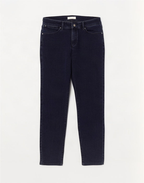 Wrangler Womens Slim Jeans W28 L32 Navy Blue Cotton