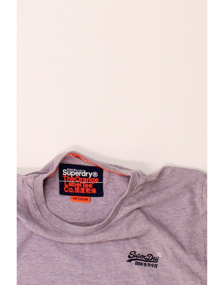 SUPERDRY Mens T-Shirt Top Medium Purple Cotton Vintage Superdry and Second-Hand Superdry from Messina Hembry 