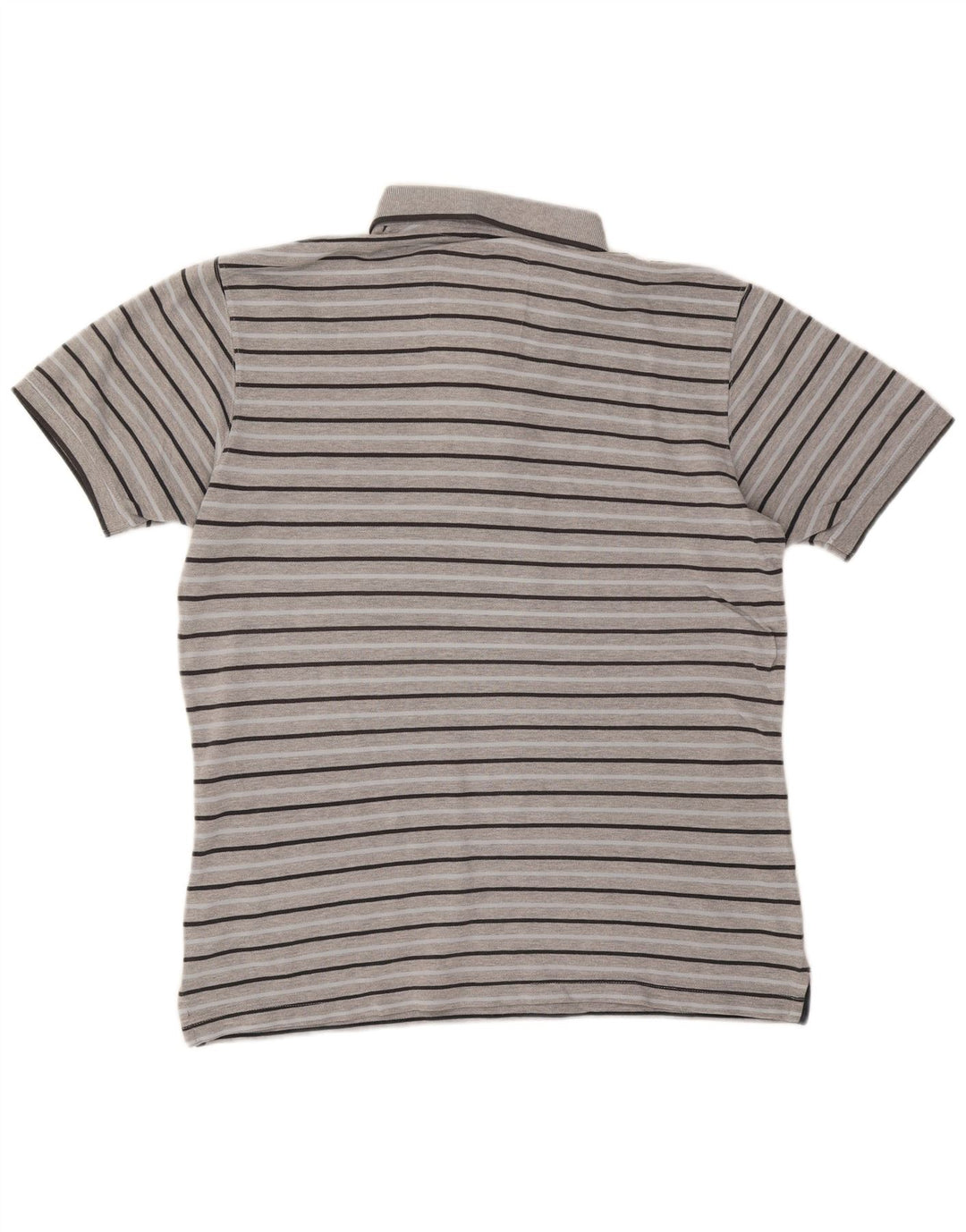 Carrera Mens Polo Shirt Large Grey Striped