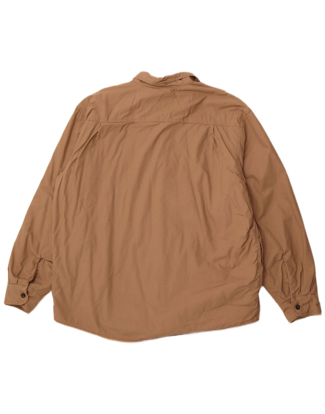 WRANGLER Mens Sherpa Jacket UK 42 XL Brown Cotton