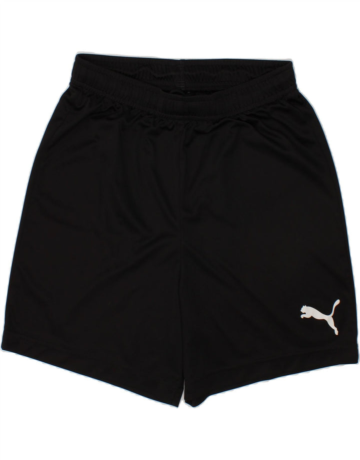PUMA Boys Sport Shorts 13-14 Years Black Vintage Puma and Second-Hand Puma from Messina Hembry 