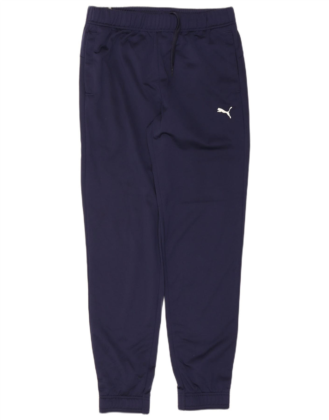PUMA Mens Tracksuit Trousers Joggers Medium  Navy Blue Polyester