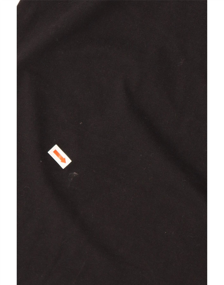 NIKE Mens Graphic T-Shirt Top Small Black Cotton