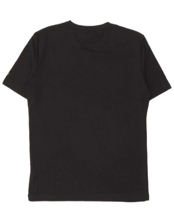 Guess Mens T-Shirt Top Medium Black Nylon