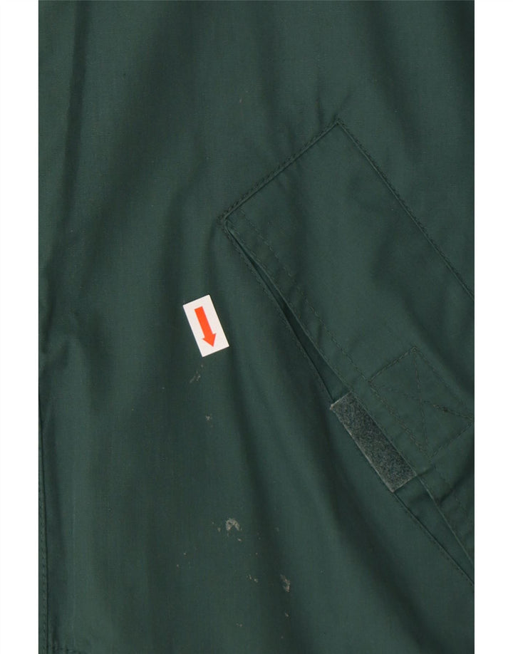SLAM Mens Utility Jacket UK 40 Large Green Polyester Vintage Slam and Second-Hand Slam from Messina Hembry 