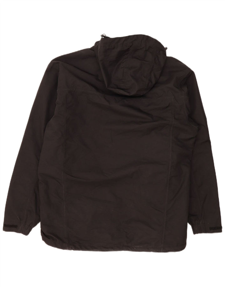 Umbro Mens Hooded Windbreaker Jacket UK 44 2XL Black Polyester