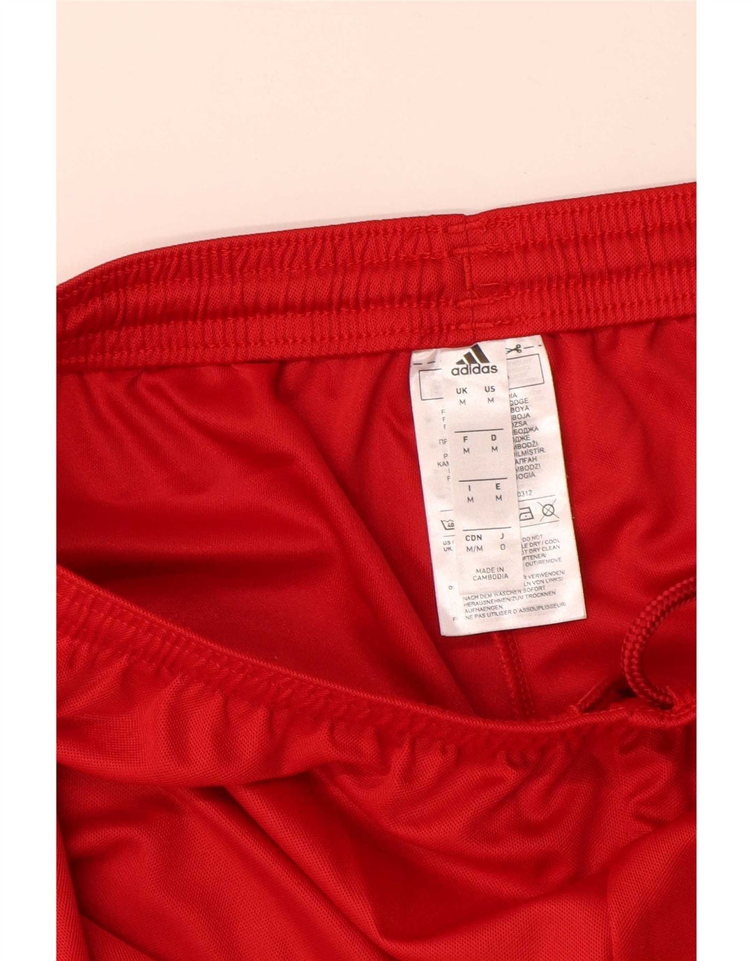 Adidas Mens Aeroready Sport Shorts Medium  Red Polyester