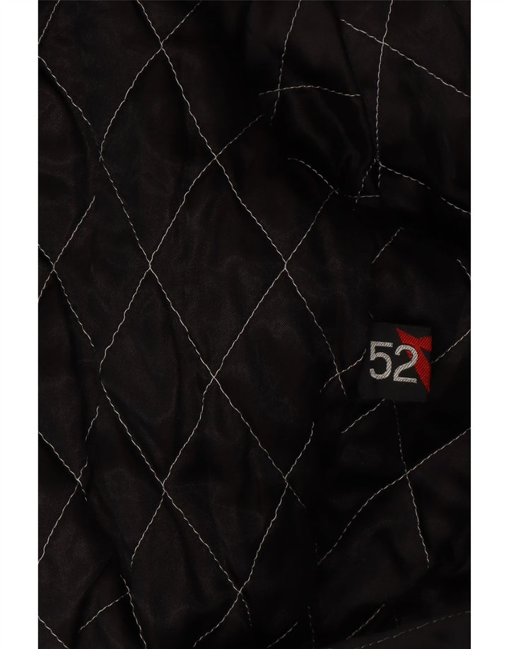 Dainese Mens Leather Jacket IT 52 Large Black Leather