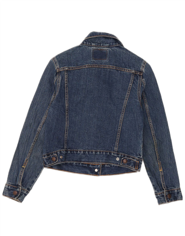 Levi's Girls Denim Jacket 7-8 Years Large Blue Cotton