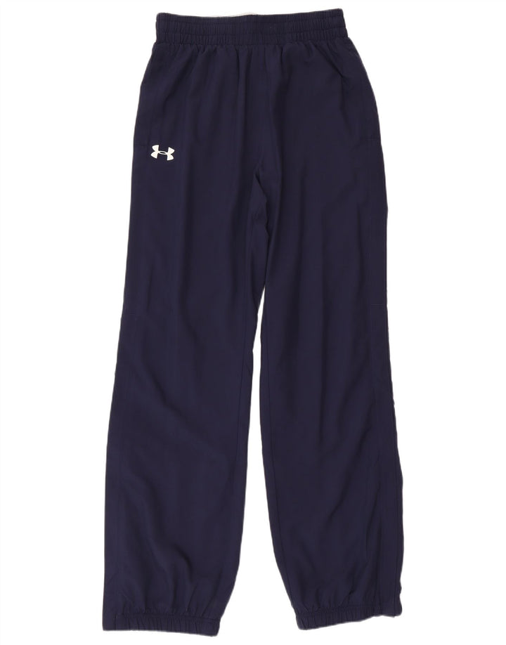 Under Armour Mens Tracksuit Trousers Joggers Medium  Navy Blue Polyester