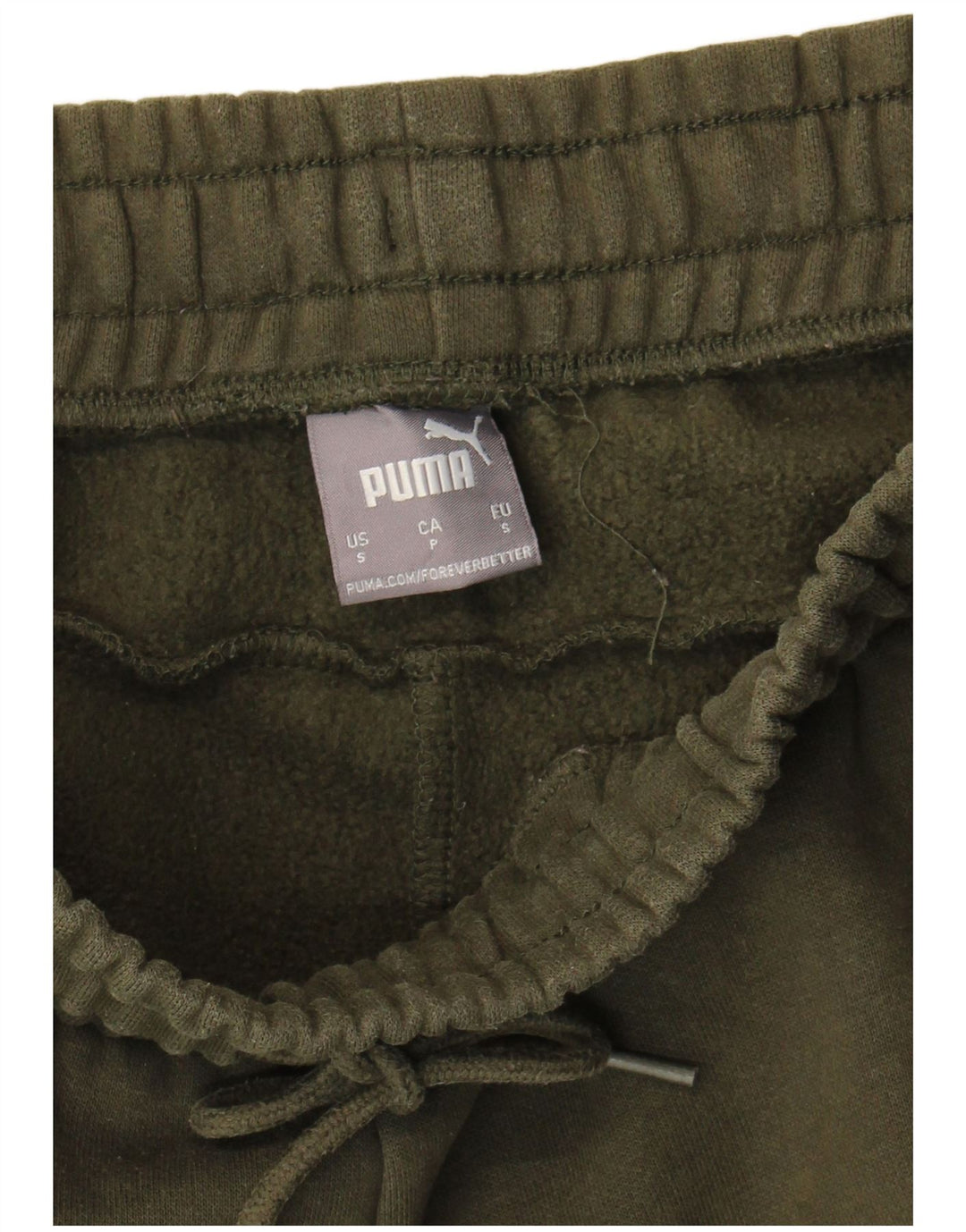 Puma Mens Tracksuit Trousers Joggers Small Khaki