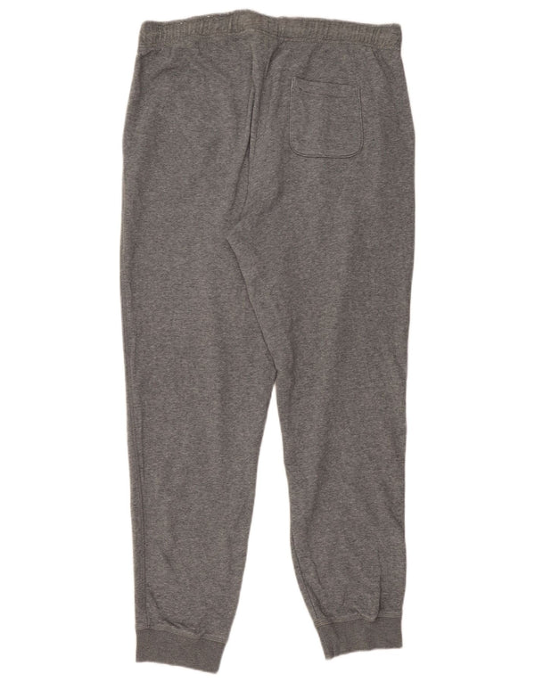 PUMA Mens Tracksuit Trousers Joggers Large  Grey Flecked Cotton