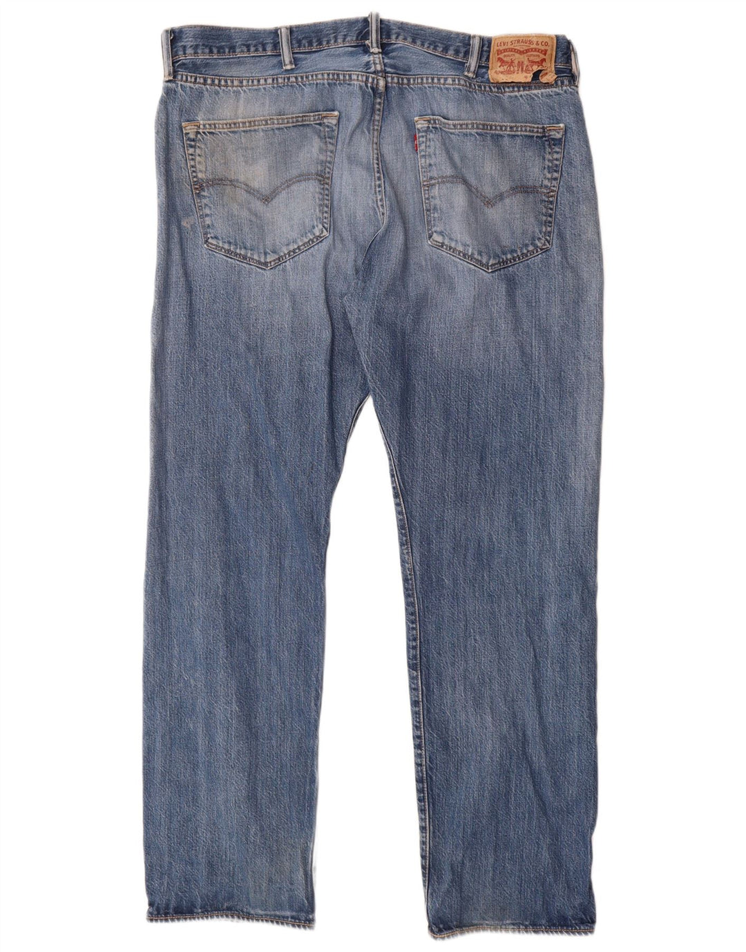Levi's Mens Straight Jeans W40 L32 Blue Cotton