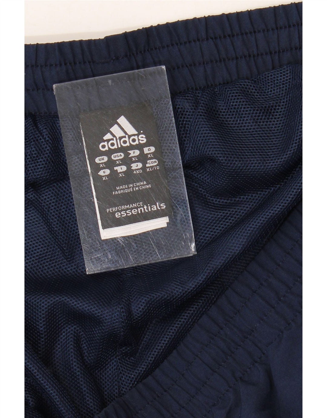 ADIDAS Mens Climalite Tracksuit Trousers Joggers XL Navy Blue Polyester