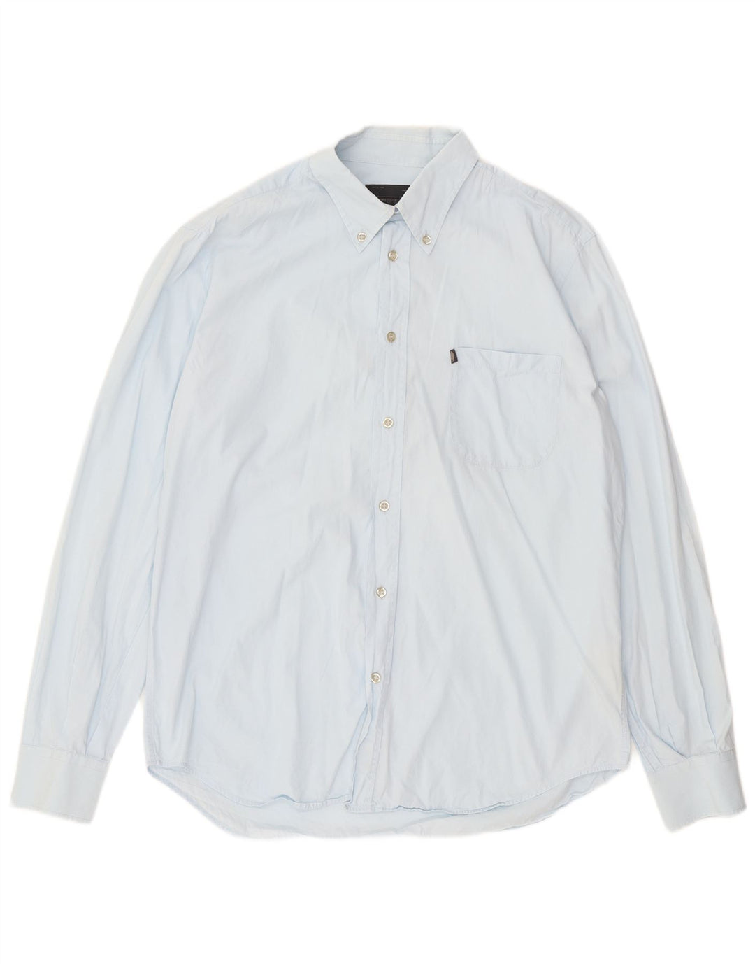 Marlboro Classics Mens Shirt XL Blue Cotton
