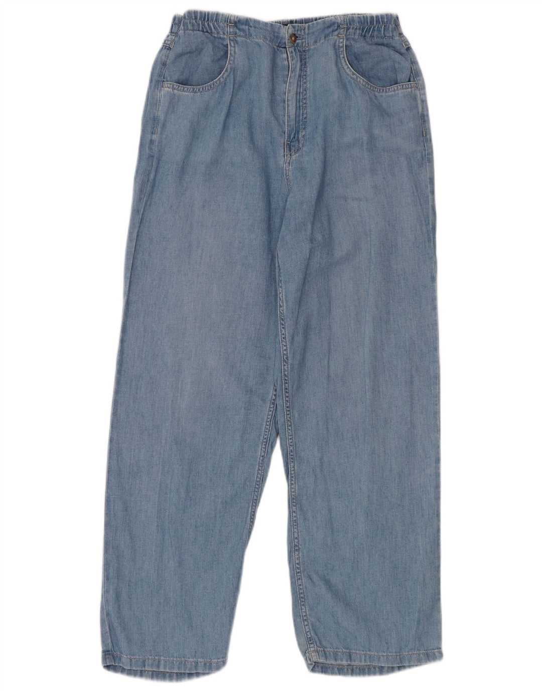 Massimo Dutti Womens High Rise Loose Jeans W28 L28 Blue