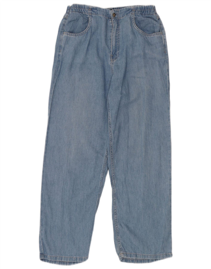 Massimo Dutti Womens High Rise Loose Jeans W28 L28 Blue