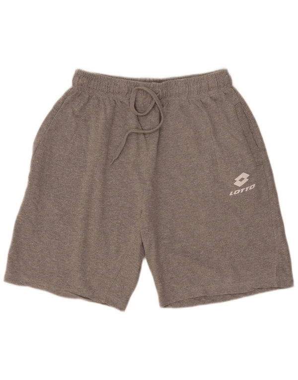 Lotto Mens Sport Shorts XL Grey Cotton