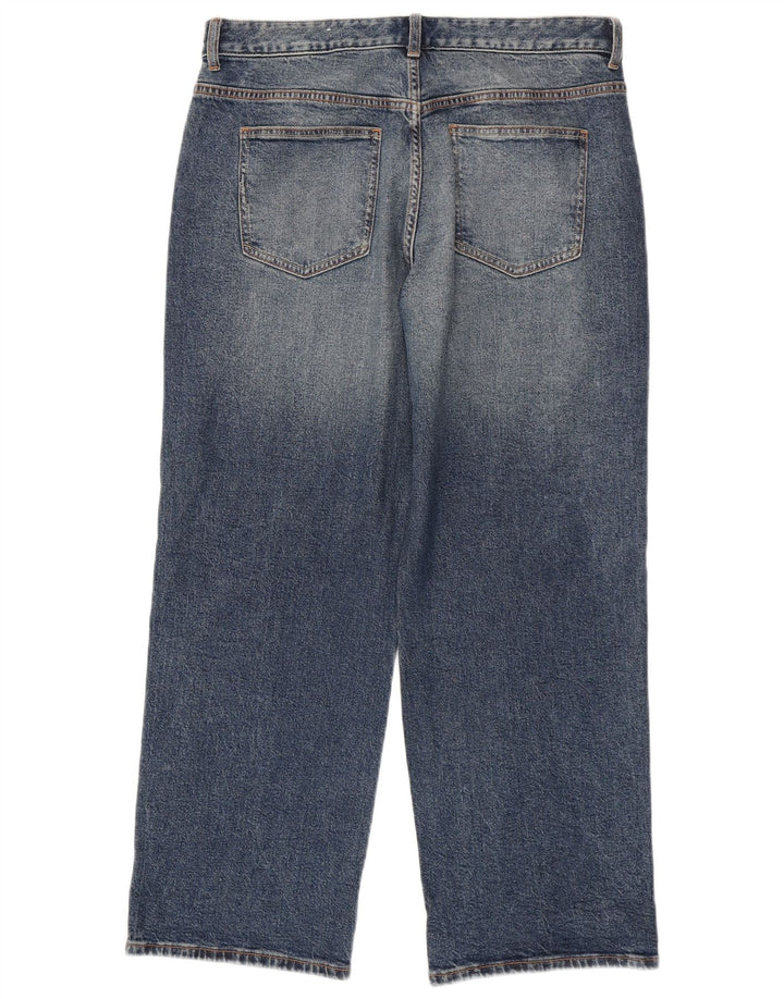 Zara Womens Loose Jeans EU 40 Medium W30 L29 Blue Cotton