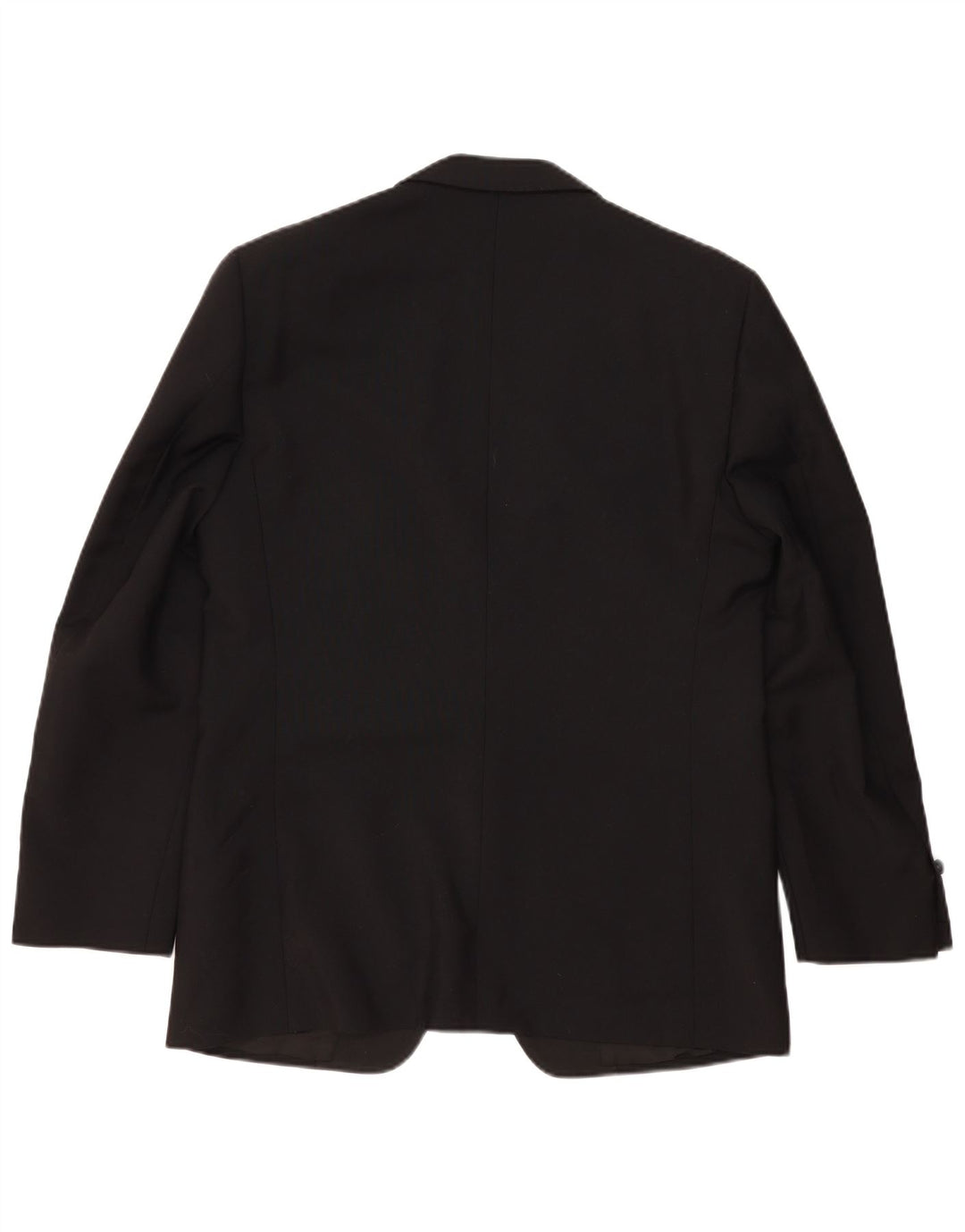 Gemelli Mens 1 Button Blazer Jacket UK 42 XL Black Wool