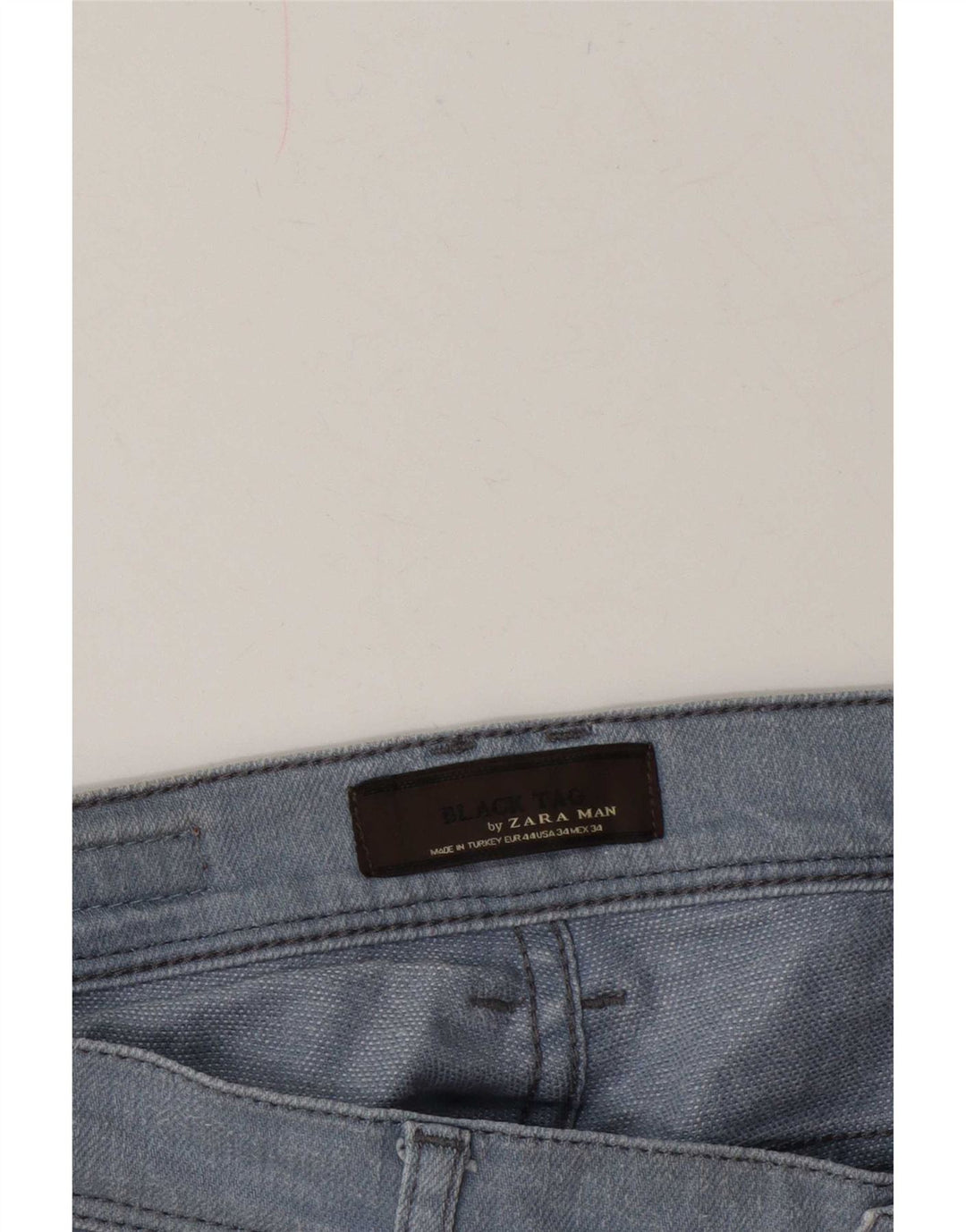 Zara Mens Slim Jeans EU 44 Large W34 L32 Blue